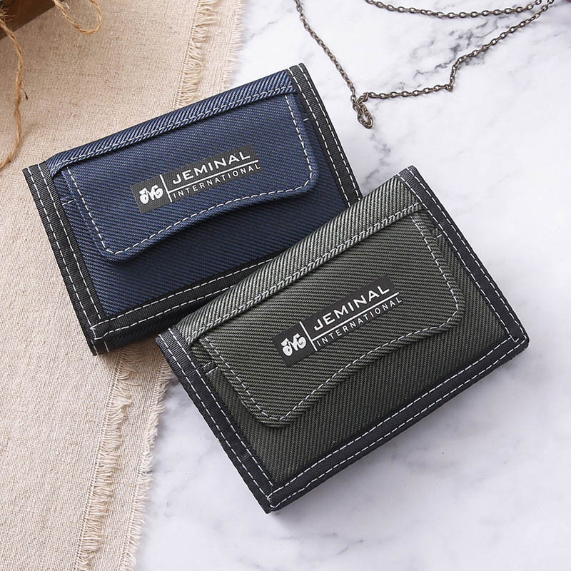 Muški novčanik, držač kartice, muški kratki novčanici, torba s patentnim zatvaračem, platnena tkanina, torbica za novac, torbica, džepna torbica za novčanice Carteras