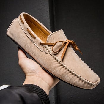 Elegantes Μαλακά ανδρικά Loafers Δερμάτινα παπούτσια casual για άνδρες Άνετα φλατ οδήγησης Χειροποίητα ανδρικά μοκασίνια slip-on