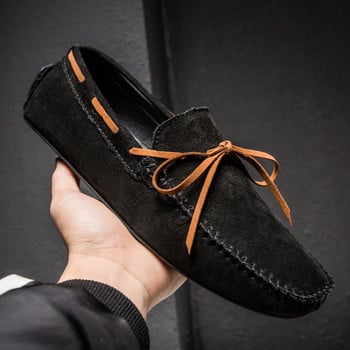 Elegantes Меки мъжки мокасини Висококачествени кожени ежедневни обувки за мъже Удобни обувки за шофиране Ръчно изработени мъжки мокасини Slip-On
