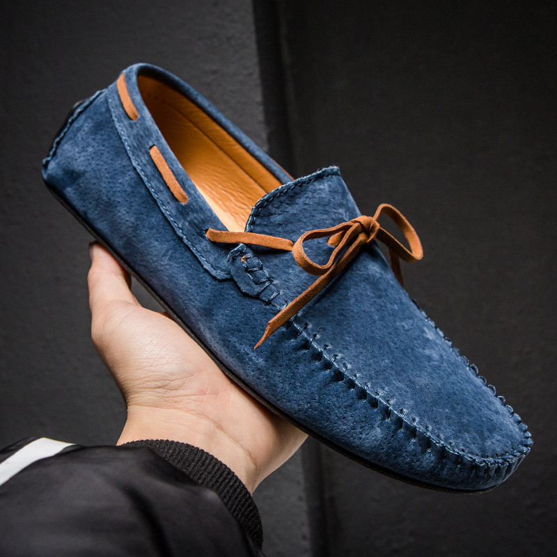 Elegantes Μαλακά ανδρικά Loafers Δερμάτινα παπούτσια casual για άνδρες Άνετα φλατ οδήγησης Χειροποίητα ανδρικά μοκασίνια slip-on