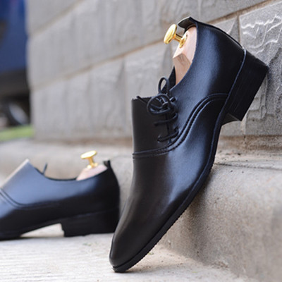 Nove muške kožne cipele Mazefeng 2020. Muška poslovna haljina Klasične ravne cipele na vezanje za muškarce Oksfordice