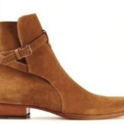 Uued meeste kingad Klassikalised ja kvaliteetsed käsitsi valmistatud punased kunstnahast seemisnahast rihmad, reguleeritav pandla madala kontsaga Täiesti sobivad moodsad poolsaapad2021