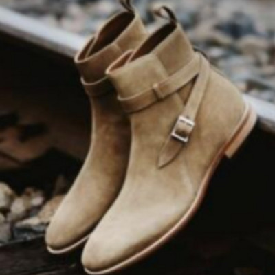 Uued meeste kingad Klassikalised ja kvaliteetsed käsitsi valmistatud punased kunstnahast seemisnahast rihmad, reguleeritav pandla madala kontsaga Täiesti sobivad moodsad poolsaapad2021