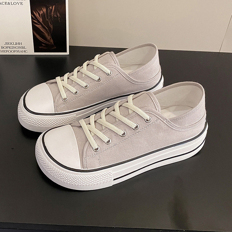 Pantofi de pânză cu cap rotund, mango, leneș, leneși, cu șireturi, de vară, pantofi singuri respirabili, stil pentru femei