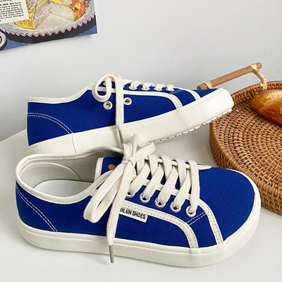 Jesenske ženske tenisice Platnene ravne cipele Ležerne vulkanizirane cipele Top Bear Slatke tenisice Ženske cipele BC4463