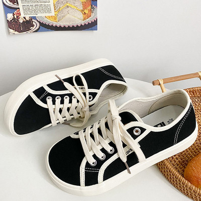 Jesenske ženske tenisice Platnene ravne cipele Ležerne vulkanizirane cipele Top Bear Slatke tenisice Ženske cipele BC4463