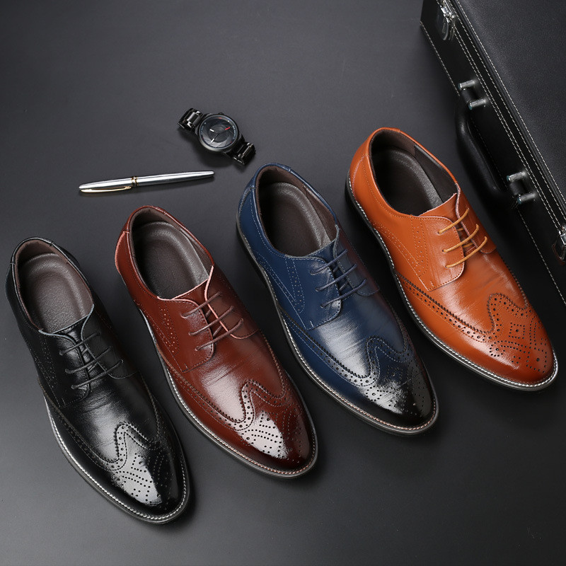 Ανδρικά παπούτσια φόρεμα Shadow Patent Leather Luxury Fashion Groom Wedding Shoes Ανδρικά παπούτσια πολυτελείας ιταλικού στυλ Παπούτσια Oxford Big Size 48