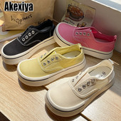 Nove platnene cipele za 2023. Ženske modne tenisice Cipele na utikače Ženske vulkanizirane cipele Ravne cipele Ženske ležerne natikače Skateboard