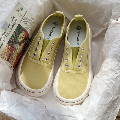 Nove platnene cipele za 2023. Ženske modne tenisice Cipele na utikače Ženske vulkanizirane cipele Ravne cipele Ženske ležerne natikače Skateboard