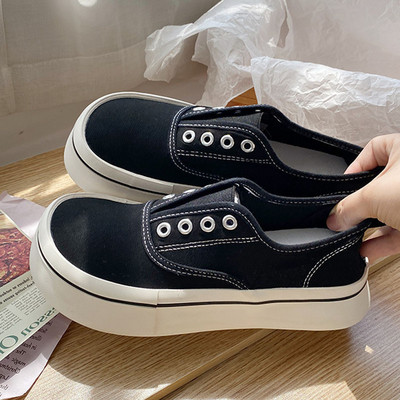 Nove platnene cipele za 2023. Ženske modne tenisice Cipele na utikače Ženske vulkanizirane cipele Ravne cipele Ženske ležerne natikače Skateboard