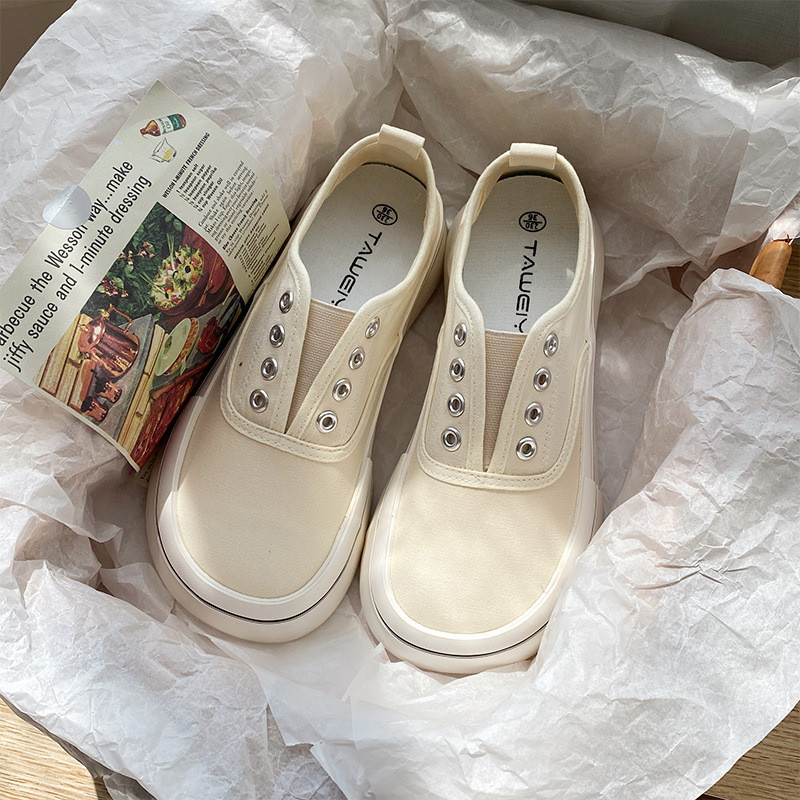 Nove platnene cipele za 2023. Ženske modne tenisice Cipele na utikače Ženske vulkanizirane cipele Ravne cipele Ženske ležerne natikače Skateboard