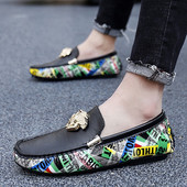 Muške mokasine od goveđe kože Dizajnerske cipele za vožnju Velike veličine 35-48 Muške mokasine Modne cipele za zabave Talijanske cipele luksuzne marke