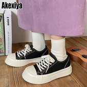 Pantofi noi de pânză pentru femei Pantofi cu platformă la modă Pantofi clasici de pânză confortabili pentru femei, pantofi vulcanizați pentru studenți, BC4424