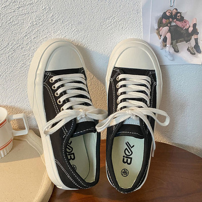 Pantofi noi de pânză pentru femei Pantofi cu platformă la modă Pantofi clasici de pânză confortabili pentru femei, pantofi vulcanizați pentru studenți, BC4424