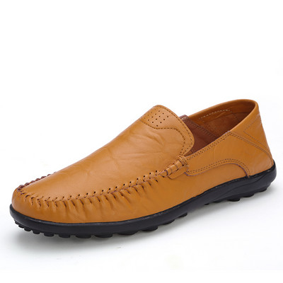 Pantofi casual pentru bărbați, marcă de lux, 2020, din piele, pantofi pentru bărbați, mocasini, respirabili, pantofi de șofer negri, marimea plus 37-46