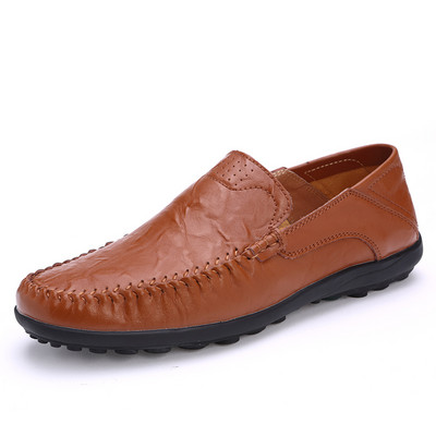 Pantofi casual pentru bărbați, marcă de lux, 2020, din piele, pantofi pentru bărbați, mocasini, respirabili, pantofi de șofer negri, marimea plus 37-46