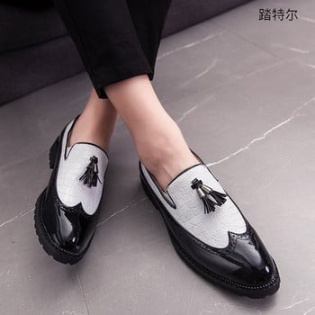 Παπούτσια για άντρες Μόδα Παπούτσια γραφείου Casual αναπνεύσιμα δερμάτινα loafers Driving Moccasins Άνετη ολίσθηση Δωρεάν αποστολή Top Luxury