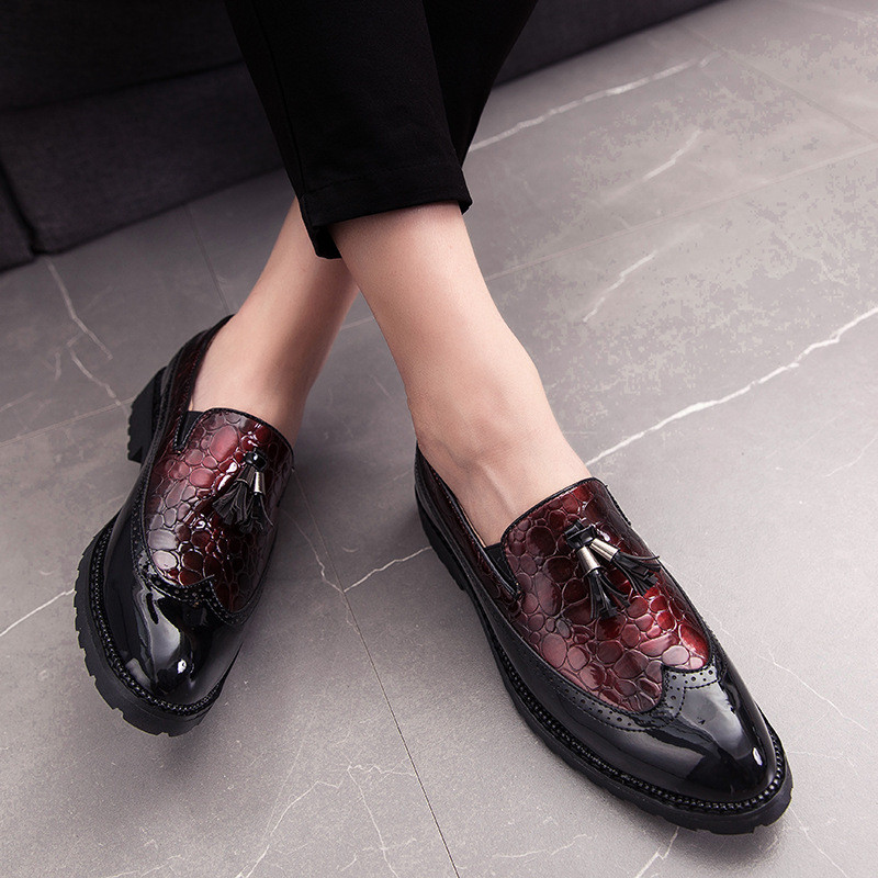 Batai vyrams Madingi batai Biuro laisvalaikio kvėpuojantys odiniai batai Vairavimo mokasinai Patogus pristatymas Nemokamas Aukščiausia prabanga