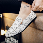 Mocasini pentru bărbați de primăvară vară Mazefeng Pantofi confortabili, plati, casual, pentru bărbați, pantofi de conducere din piele moale, respirabili, mocasini