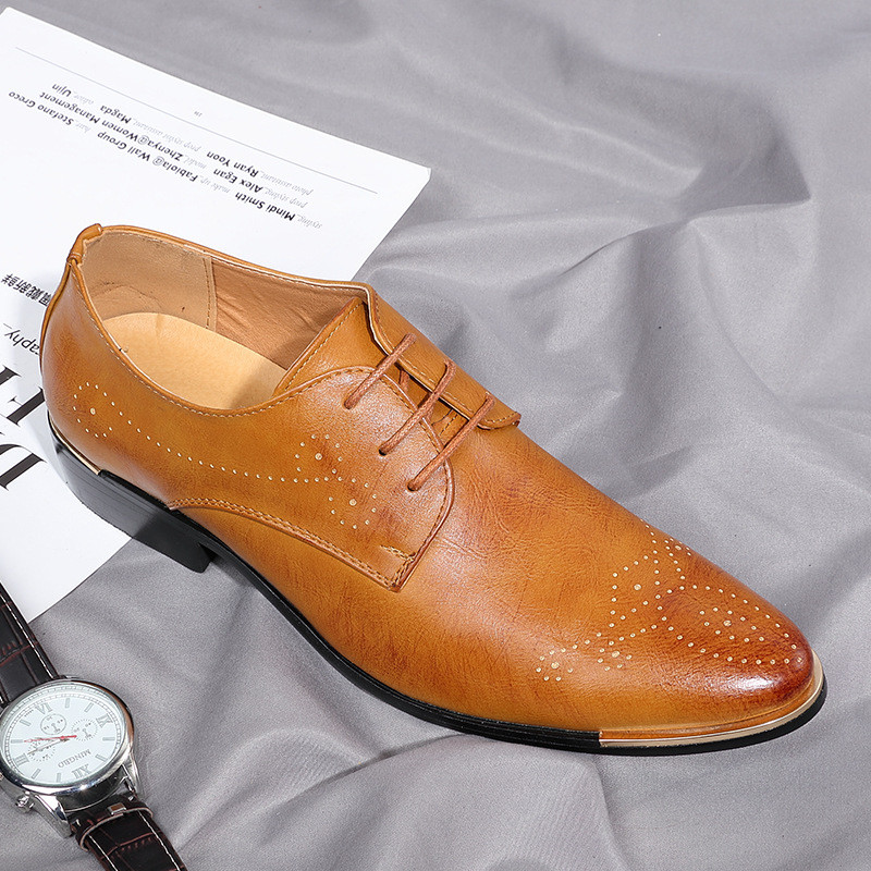 2020, pantofi noi de rochie pentru bărbați, pantofi Oxford de afaceri pentru bărbați, de înaltă calitate, moale, casual, respirabili