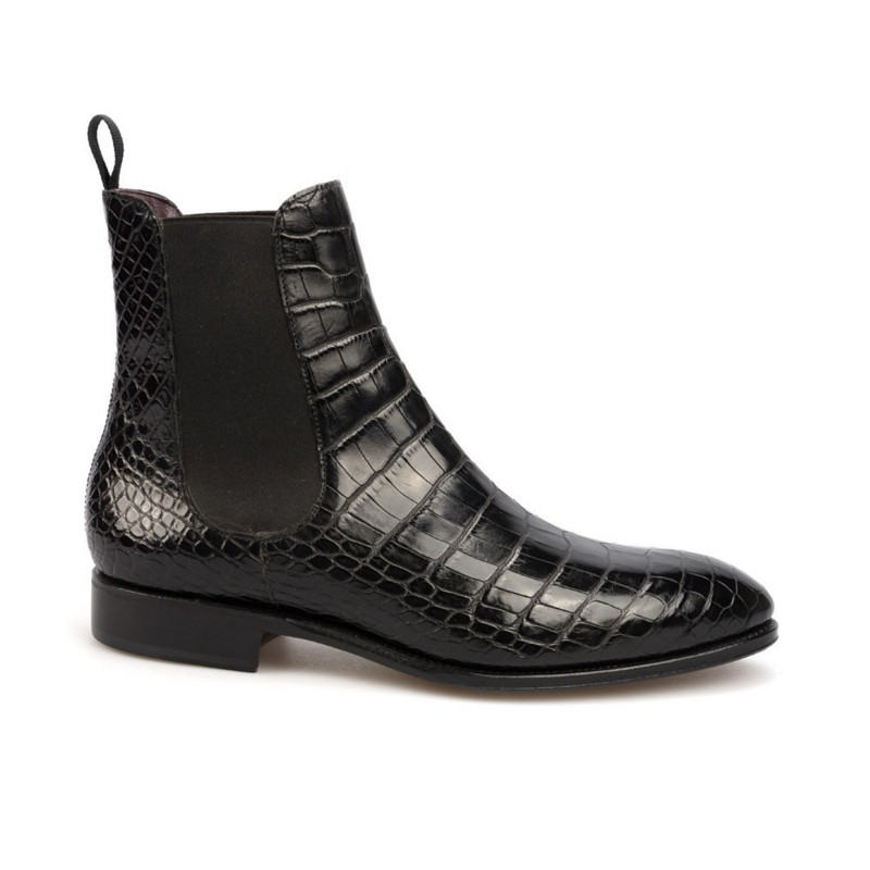 Crocodile High-top Print Chelsea csizma férfi cipő Chelsea csizma Cowboy csizma férfi cipő Bokacsizma Platform csizma Férfi csizma