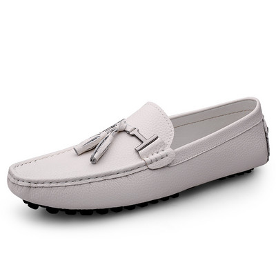 Pantofi pentru bărbați din Mocasini formali casual pentru bărbați Mocasini lucrați manual, pantofi moale, respirabili, pantofi de barca, încălțăminte confortabilă pentru conducere