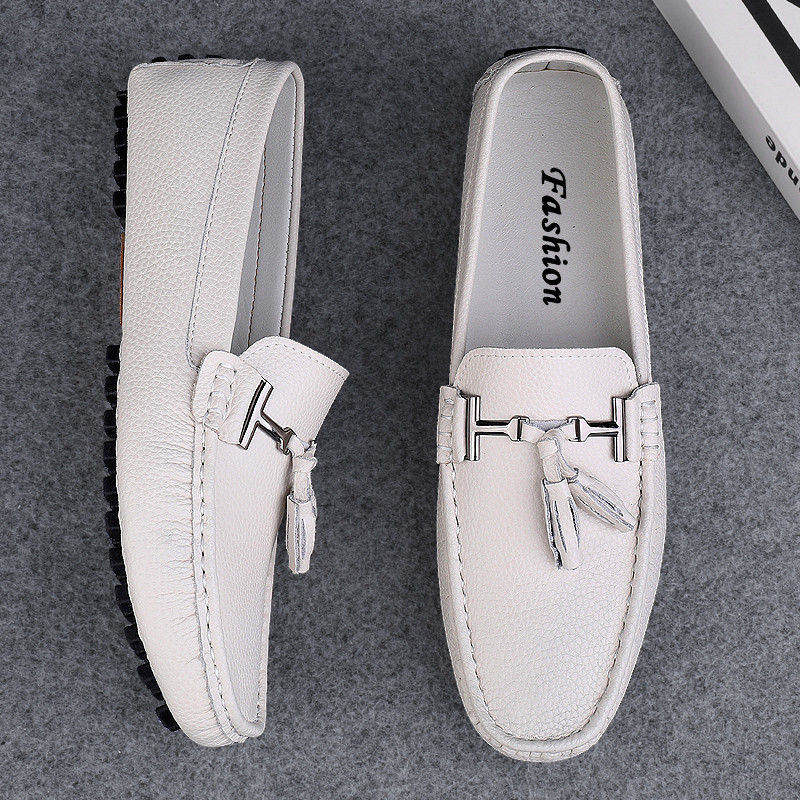 Pantofi pentru bărbați din Mocasini formali casual pentru bărbați Mocasini lucrați manual, pantofi moale, respirabili, pantofi de barca, încălțăminte confortabilă pentru conducere