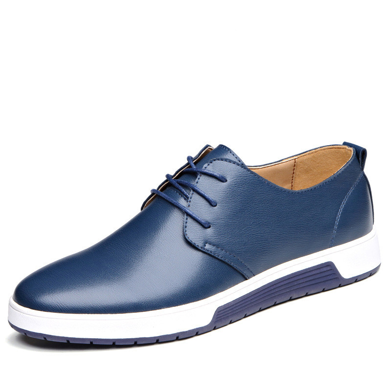 Încălțăminte casual din piele pentru bărbați, pantofi de rochie confortabili pentru bărbați, pantofi oxford cu șireturi, mocassini de modă pentru bărbați, mărimea plus 38-50