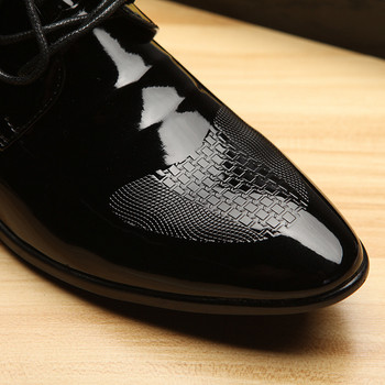 Модни елегантни обувки за мъже Италиански мъжки официални кожени обувки Мъжки ежедневни обществени мокасини Обувки Мъжки обувки Големи размери