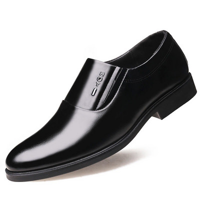 Mazefeng Fashion Slip on vīriešu kleita apavi Vīriešu Oksfordas modes biznesa kleita vīriešu apavi 2019. gada jauni klasiski ādas vīriešu uzvalki apavi