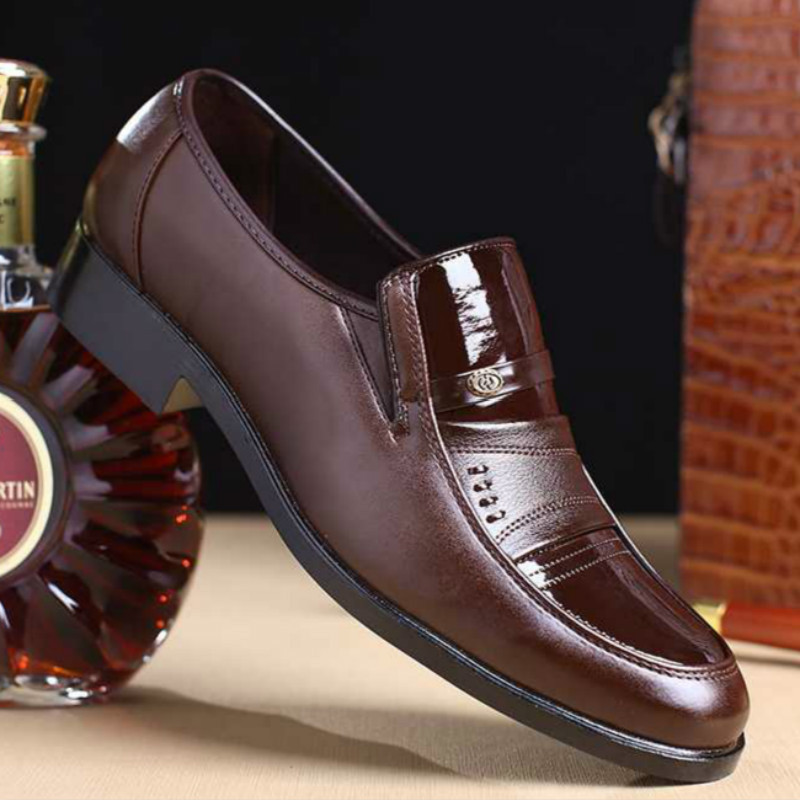 Ανοιξιάτικα Ανδρικά Δερμάτινα Παπούτσια Μόδα Ανδρικά Flats Στρογγυλά Ανδρικά Επαγγελματικά Επίσημα Παπούτσια Άνετα Παπούτσια Φόρεμα Γραφείου Νυφικά Παπούτσια