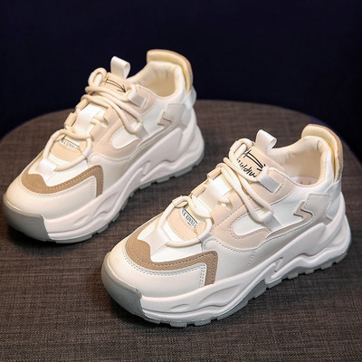 Παπούτσια Γυναικεία αναπνεύσιμα Νέα μοντέρνα φθινοπωρινά μοντέλα Λευκά παπούτσια 2023 Patchwork αθλητικά παπούτσια Zapatillas De Deporte Γυναικεία αθλητικά παπούτσια