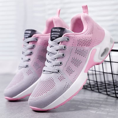 2023. Jesen i zima Ženske mrežaste prozračne tenisice na vezanje Lagane svestrane cipele za par za slobodno vrijeme Zapatos Mujer