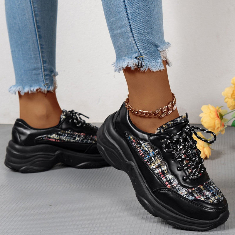 Ευρώπη και Ηνωμένες Πολιτείες Αθλητικά Παπούτσια Αθλητικά Παπούτσια Αθλητικά Παπούτσια Μεγάλου Μεγέθους Μόδα Χοντρό Σόλα 023 New Fashion Before Lace-up Color Daddy Shoes