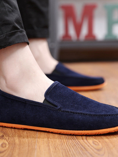 Vyriški didelio dydzio bateliai Batai Plokštės Šlepetės Audinys Užsegamas Vyriški Gommino Vairavimo Batai Mados Vasaros Stilius Minkšti Vyriški mokasinai