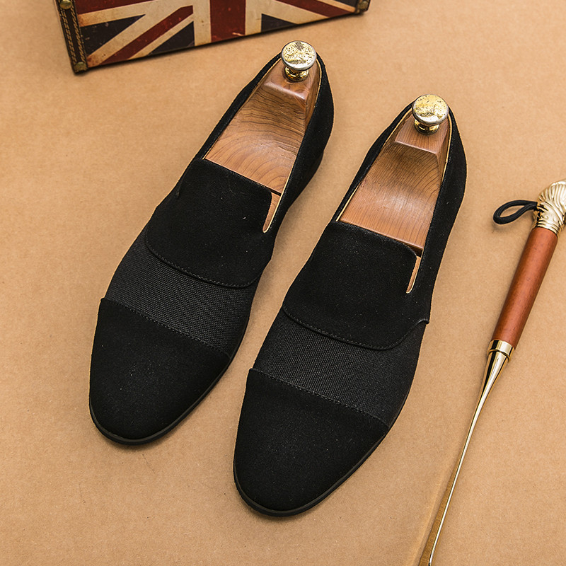 Νέα λευκά πολυτελή ανδρικά Loafers Μοκασίνια Καλοκαιρινή μόδα Ανδρικά παπούτσια Υψηλής ποιότητας Ανδρικά παπούτσια Casual Suede Κορεάτικη έκδοση Driving Flats