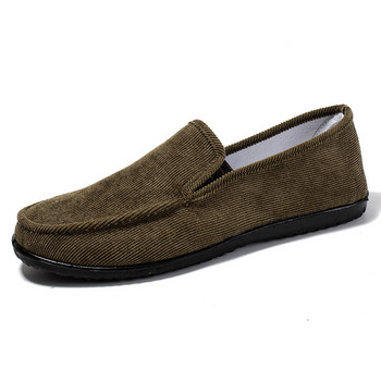 Νέα ανδρικά παπούτσια Loafers Επώνυμα Μόδα Soft Man Moccasins Loafers καμβά slip-on Casual Ανδρικά παπούτσια για άντρες εξωτερικού χώρου hn6h