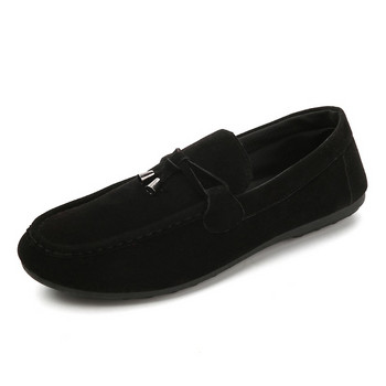 Επώνυμα Suede Ανδρικά Flat Παπούτσια Νέα Ανδρικά Casual Παπούτσια High Versatile Trend Ανδρικά Loafers Μοκασίνια παπούτσια οδήγησης Zapatillas Hombre
