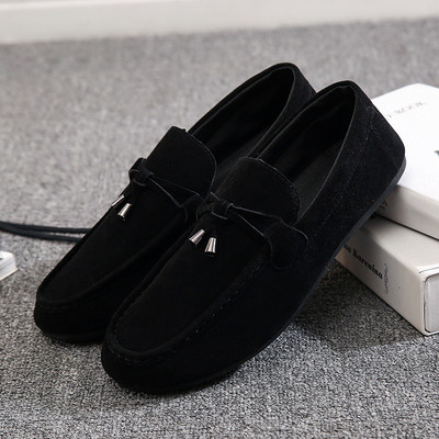 Kaubamärk Suede Meeste Lamedad kingad Uued Meeste vabaajajalatsid High Versatile Trend Meeste Loafers Moccasin Sõidukingad Zapatillas Hombre