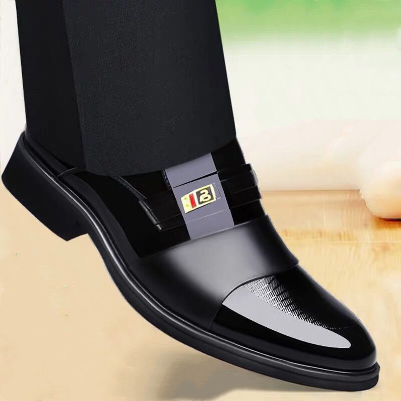 Bărbați din piele pantofi casual bărbați pantofi toamnă new business formali bărbați pantofi din piele ocazional husă înălțirea picioarelor pantofi din piele bărbați