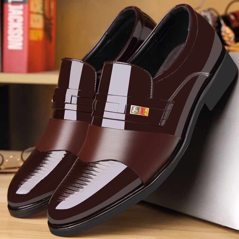 Bărbați din piele pantofi casual bărbați pantofi toamnă new business formali bărbați pantofi din piele ocazional husă înălțirea picioarelor pantofi din piele bărbați