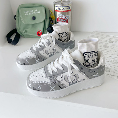 Wnfsy Ženske tenisice Proljeće Jesen Sportske cipele Anime Kawaii Ravne cipele Modne ležerne Vulkanizirane Harajuku Ženske cipele protiv klizanja