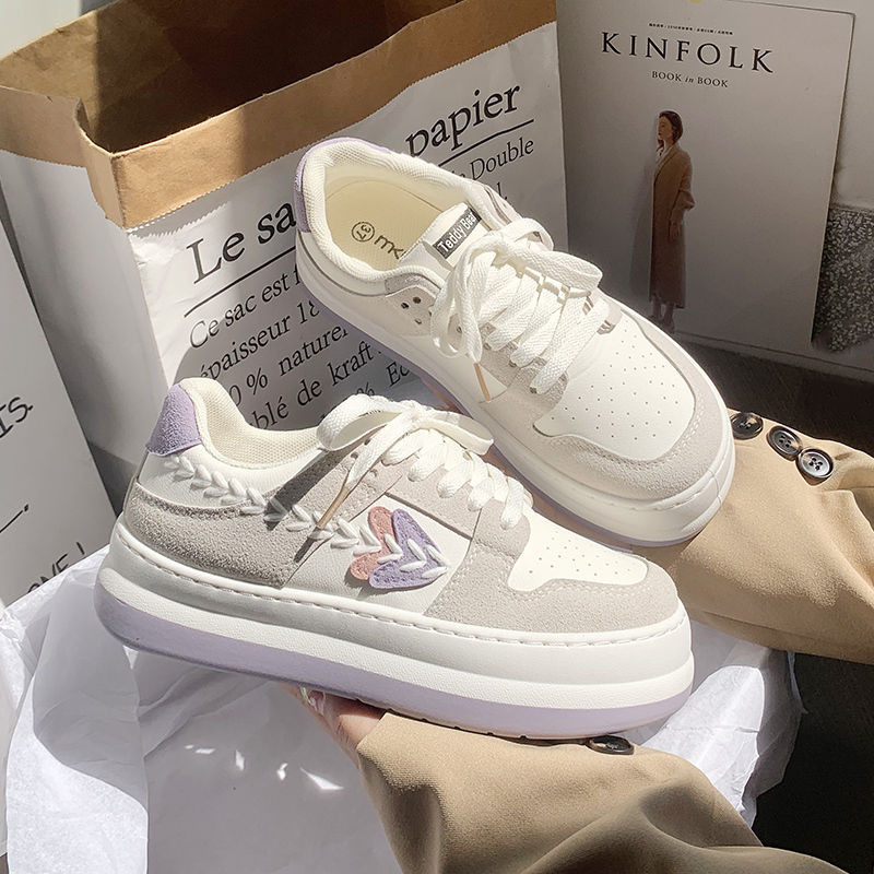 Γυναικεία αθλητικά παπούτσια Kawaii Κορεάτικη μόδα καθημερινά συνονθύλευμα Vulcanize Παπούτσια Casual Αντιολισθητικά αθλητικά παπούτσια Zapatillas De Mujer