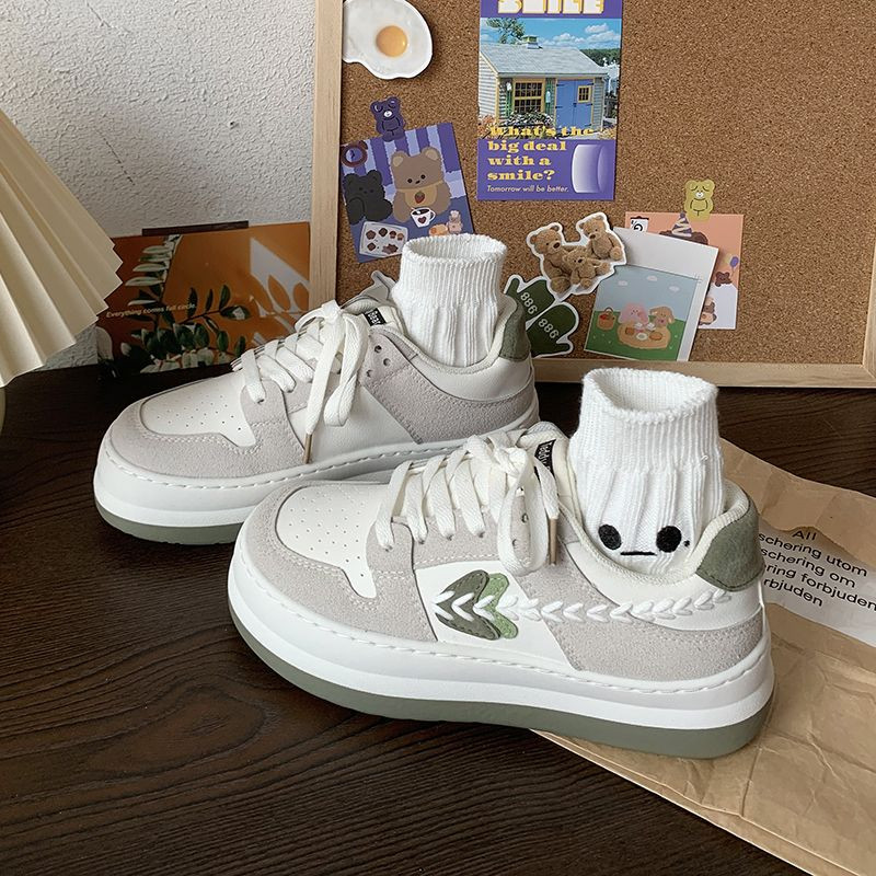 Γυναικεία αθλητικά παπούτσια Kawaii Κορεάτικη μόδα καθημερινά συνονθύλευμα Vulcanize Παπούτσια Casual Αντιολισθητικά αθλητικά παπούτσια Zapatillas De Mujer