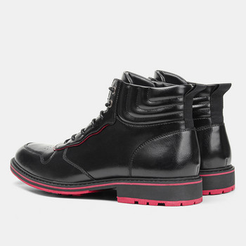 Мъжки обувки Martin Boots Bright Size Trend Cross-border Explosions Европейски мъжки обувки Мъжки любими обувки Кафяви мъжки ботуши