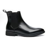 Ανδρικές μπότες Chelsea με μυτερές μύτες Μόδα PU Δερμάτινο Μαύρο Καφέ British Style Plus μεγάλο μέγεθος 47 48 49