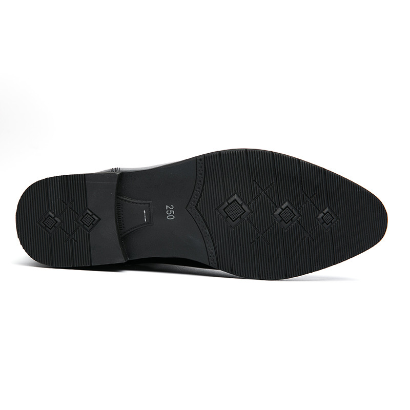 Ανδρικές μπότες Chelsea με μυτερές μύτες Μόδα PU Δερμάτινο Μαύρο Καφέ British Style Plus μεγάλο μέγεθος 47 48 49