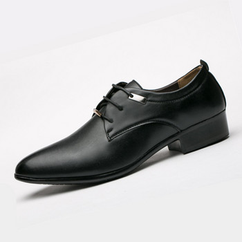 Италиански черни официални обувки Мъжки мокасини Обувки за сватбена рокля Мъжки лачени обувки Оксфорд за мъже Chaussures Hommes En Cuir Нови