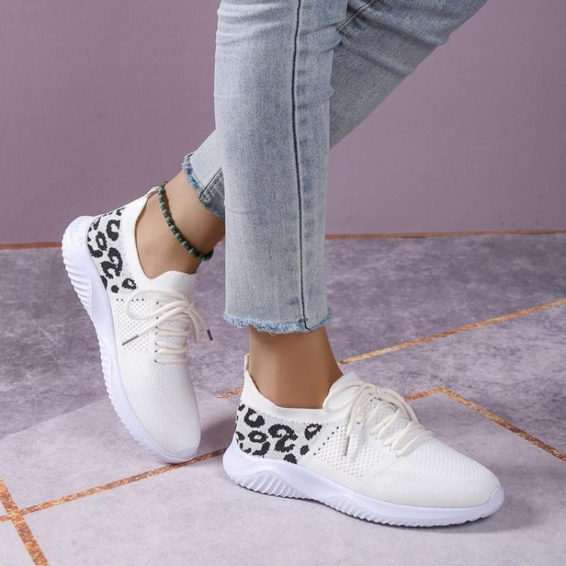 Pantofi de vară cu plasă roșie respirabili, ușoare, cu șireturi, pantofi casual plati pentru femei, pantofi de mers confortabil la modă 2023