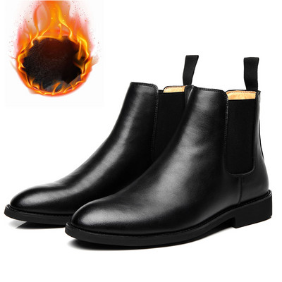 Misalwa Dropshipping Ανδρικές μπότες Luxury Άνοιξη/Χειμώνας Κομψές μπότες Chelsea Ανδρικά παπούτσια από δέρμα αγελάδας σουέτ για λάτρεις Plus Size 35 47